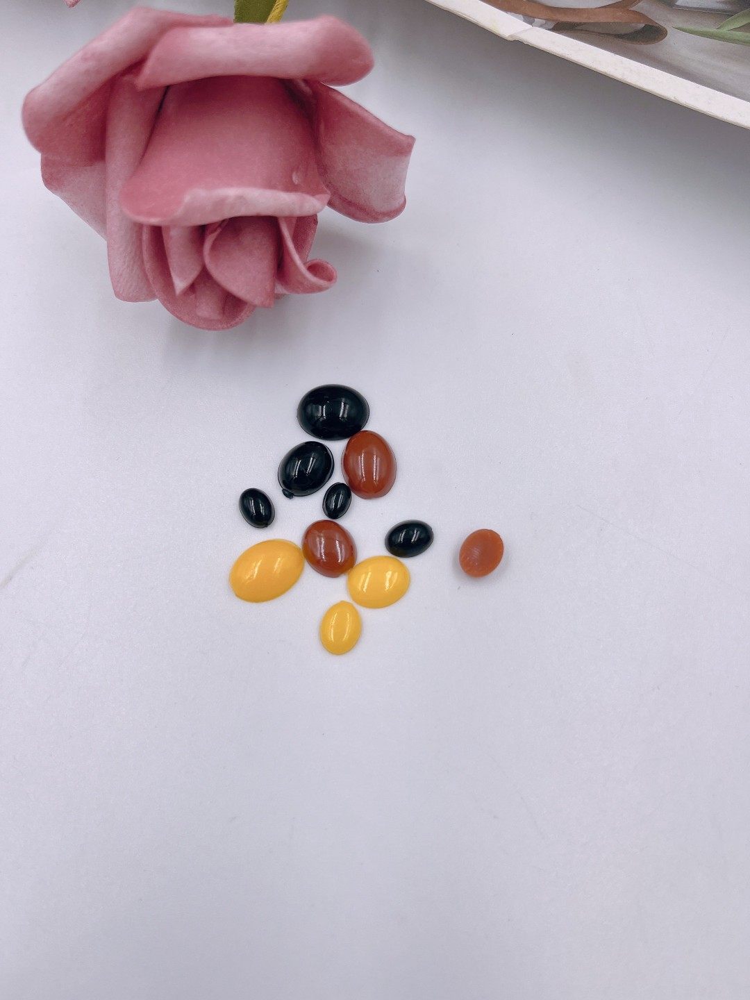 手工diy玩偶椭圆眼睛黑色玩具钩针自制娃娃平底眼睛动物材料包邮,淘宝优惠券,粉丝福利购,淘宝优惠卷