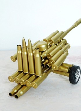 仿子弹壳防空大炮高射炮迫击炮加农炮榴弹炮模型53大炮摆件工艺品