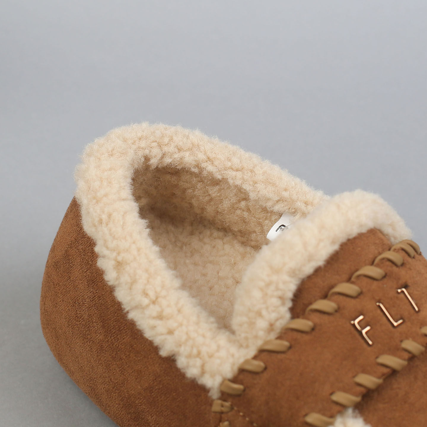 福禄桐加绒勃肯鞋女一脚蹬平底鞋青年舒适保暖毛绒懒人鞋冬季棉鞋,淘宝优惠券,粉丝福利购,淘宝优惠卷