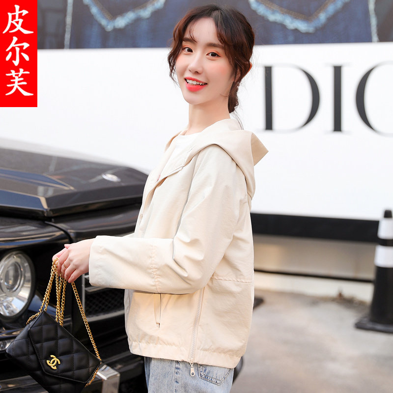 2020春秋季新款百搭短款学生bf夹克 皮尔芙短外套