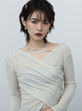 LIMERENCE紫色爱心项链女