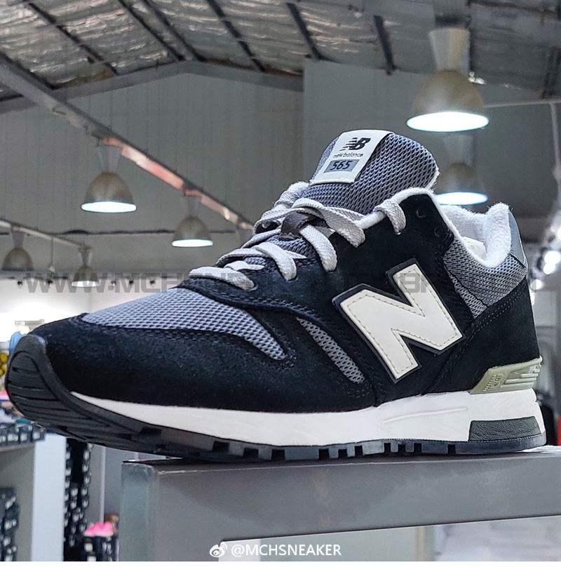 New Balance NB565系列男女中性复古休闲跑步鞋   ML565CBK - 图0