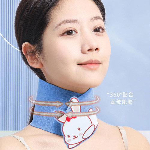 颈膜固定带可水洗颈部敷脖子面膜颈带硅胶颈纹贴护颈脖套辅助神器 - 图1