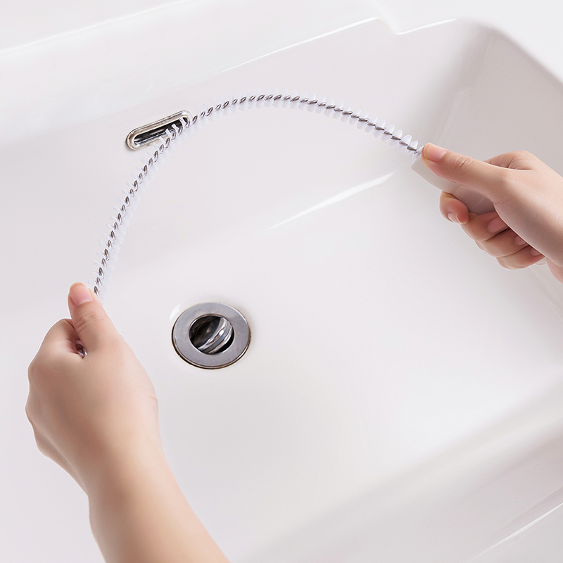 管道疏通器家用下水道毛发清理器厨房洗手池水槽防堵棒头发清洁钩 - 图0