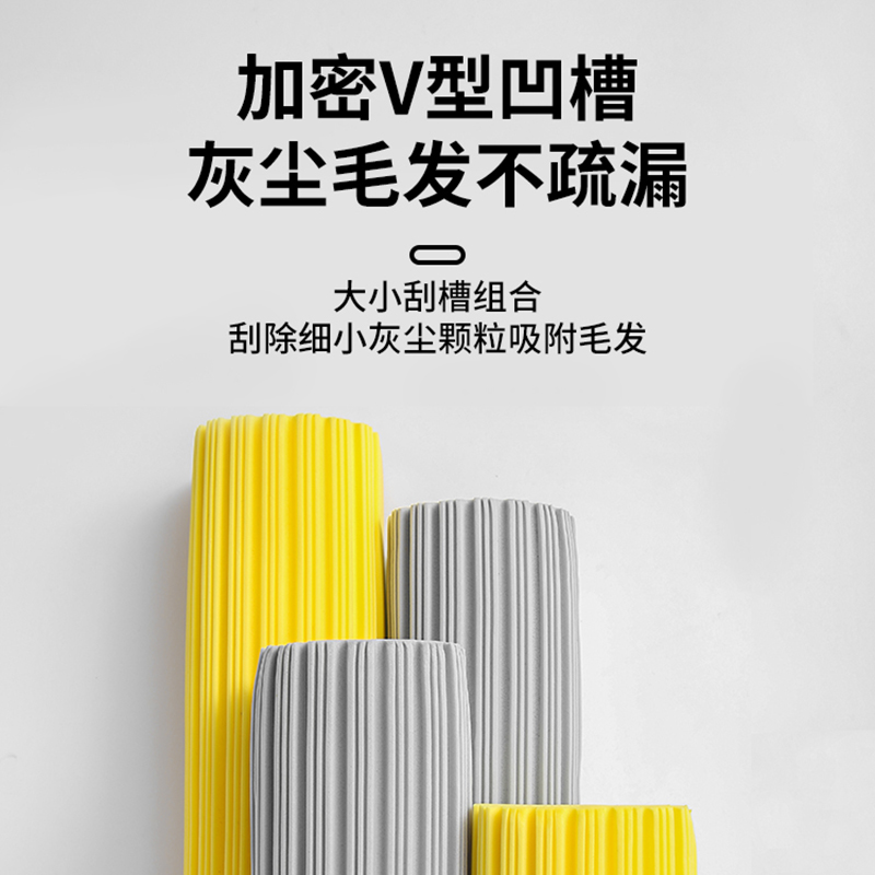 墩布头对折式胶棉拖把免手洗头家用吸水海绵替换装拖布海棉头通用-图2