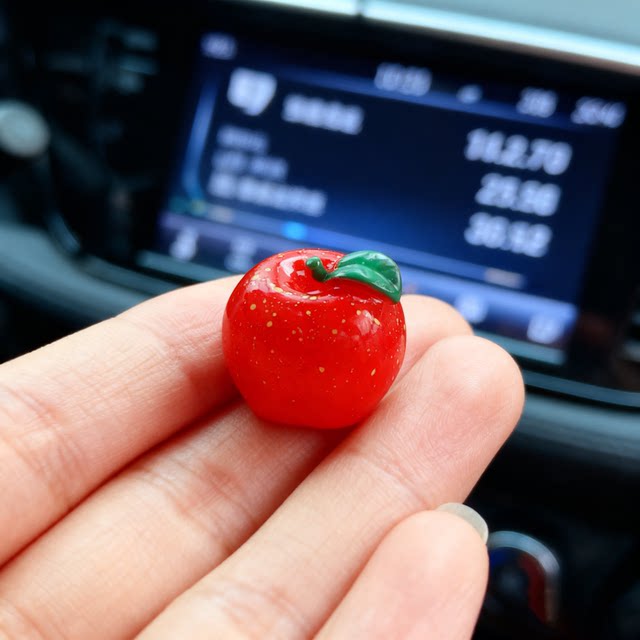 Little Apple Center Console Ornaments Peace and Joy