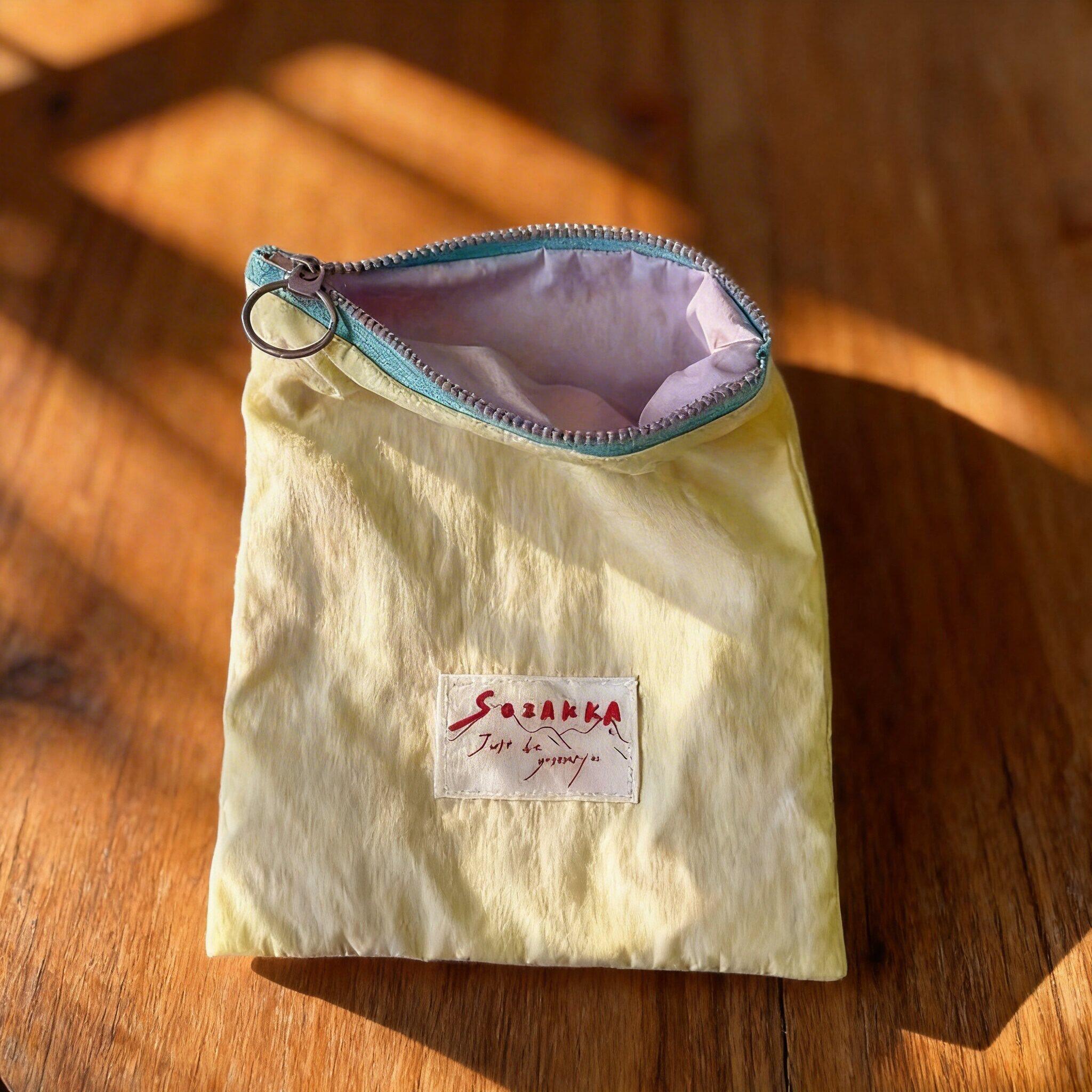 马卡龙收纳包韩版ins风撞色薄款零钱包外出便携撞色零钱收纳袋子