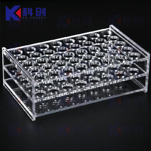 实验耗材有机玻璃试管架离心管架 孔径21/26/31mm 30孔 40孔 50孔 - 图0