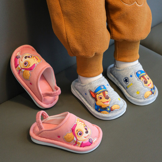 Paw Paw Team Infant Children's Cotton Slippers Cartoon Autumn and Winter