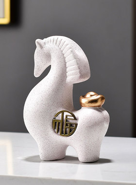 新中式福马办公室玄关装饰摆件