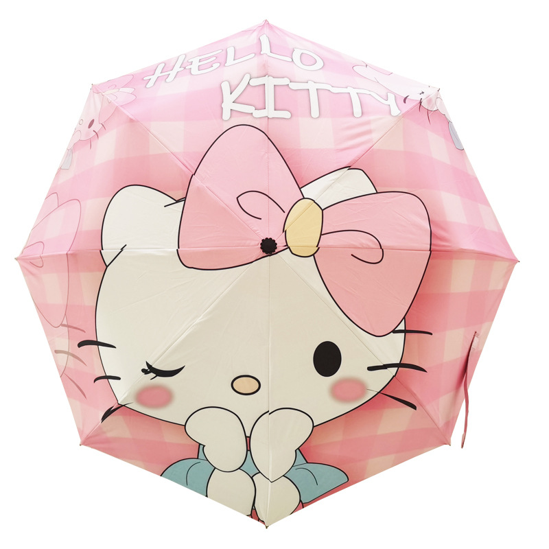 哈喽kitty雨伞高颜值hellokitty伞粉色女生好看凯蒂猫两用遮阳伞 - 图3