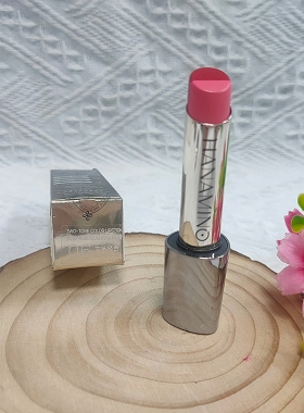 花迷亮缎俏润拼色唇膏双色保湿滋润补水不易沾杯不易掉色正品去码