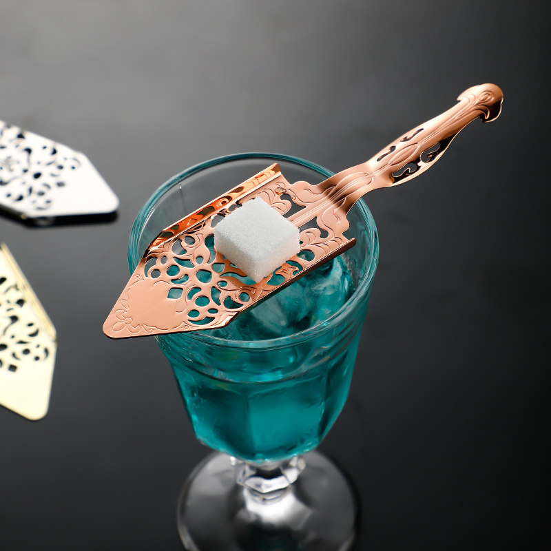 哥特风苦艾酒勺苦艾勺苦精勺苦艾酒酒吧调酒Absinthe Spoon_虎窝淘