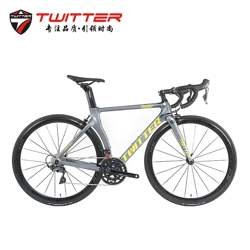 Road bike carbon fibre for men and women, racing car with brake system disc brake, 22 speeds