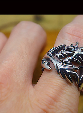 指环鹰爪钛钢开口防身酷毙了