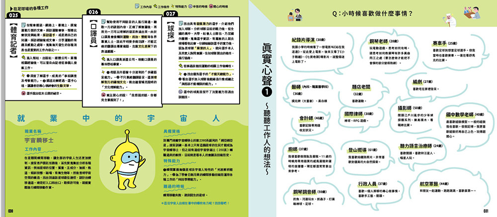 预售【外图台版】写给中小学生的工作图鉴:跟着宇宙人发掘天赋、实现理想的职业百科,50个生活情境X看图秒懂576种职业,一起寻找