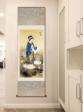 中国古代四大美女人物书房茶楼