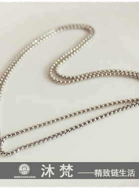 泰国佛牌挂链子两三挂金色男女款