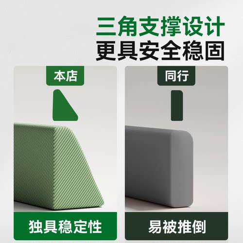 兔贝乐床围栏软包可弯曲变形宝宝防摔免安装床边护栏防掉神器通用 - 图3