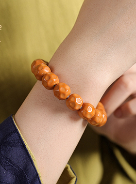 小观照精品野生无相猴头佛珠手链