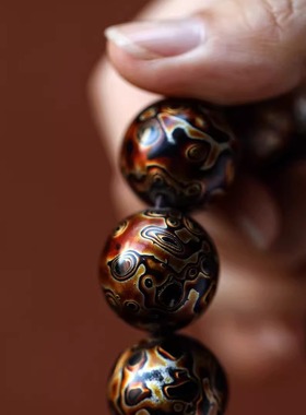 【大漆工艺】本命年佛珠手串手链