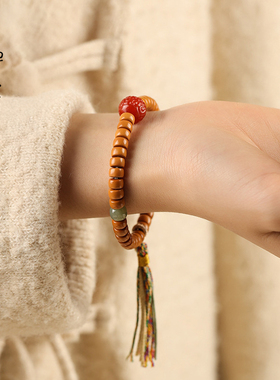 【小南笙】橄榄核直切珠手串