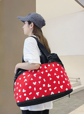 尼龙布男女通勤韩版大容量旅行袋