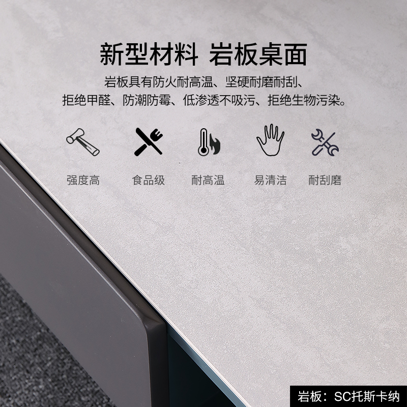 巖板電視柜茶幾組合現代簡約客廳小戶型輕奢電視機柜淺灰色高柜 巖板電視柜茶幾組合現代簡約客廳小戶型輕奢電視機柜淺灰色高柜