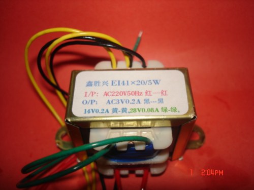 电磁炉微波炉热水器电源变压器5W220V转3V0.2A,14V0.2A,28V0.08A-图0