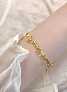 轻奢千金感捕梦网星星手链女vintage时尚气质感手串小众设计手饰