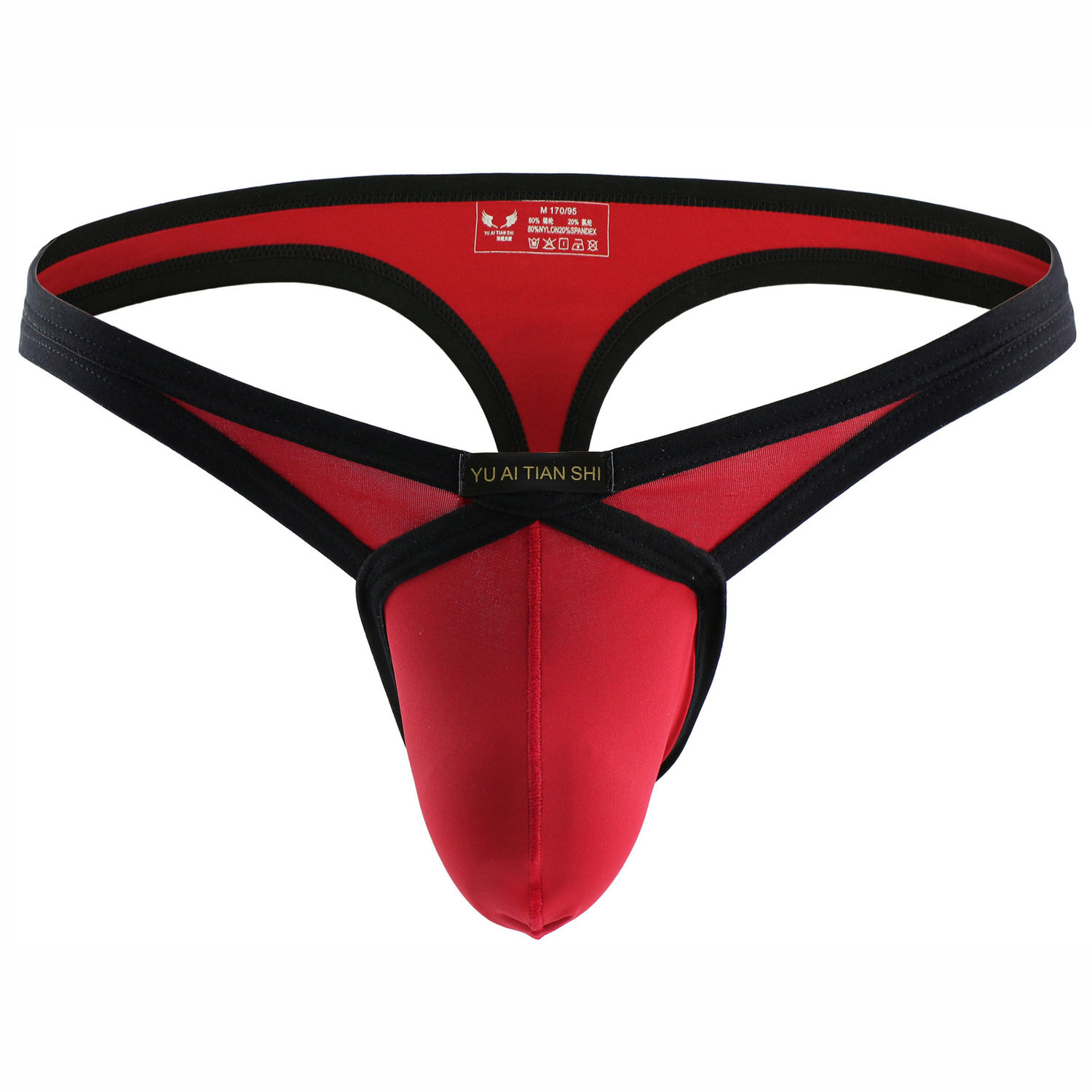 男士内裤 新款潮男透气锦纶低腰纯色性感三角裤男跨境,淘宝优惠券,粉丝福利购,淘宝优惠卷