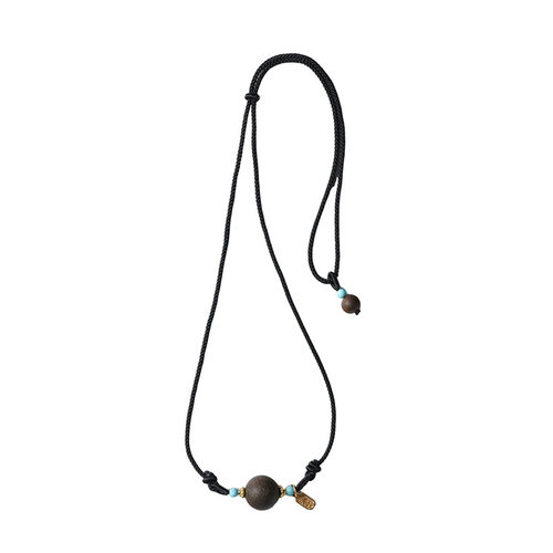 莺歌绿奇楠沉香项链原创手作高油密高级感素雅女软丝老料吊坠转运 - 图3