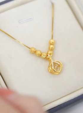 钛钢材质十字链女灵动款转运珠