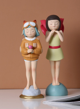 文艺风居家手工树脂生日礼物摆件