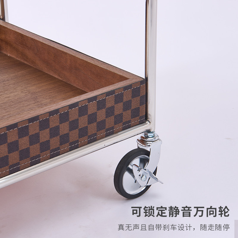 格菲莉中古风可移动小推车带轮创意沙发边几客厅家用复古收纳茶几,淘宝优惠券,粉丝福利购,淘宝优惠卷
