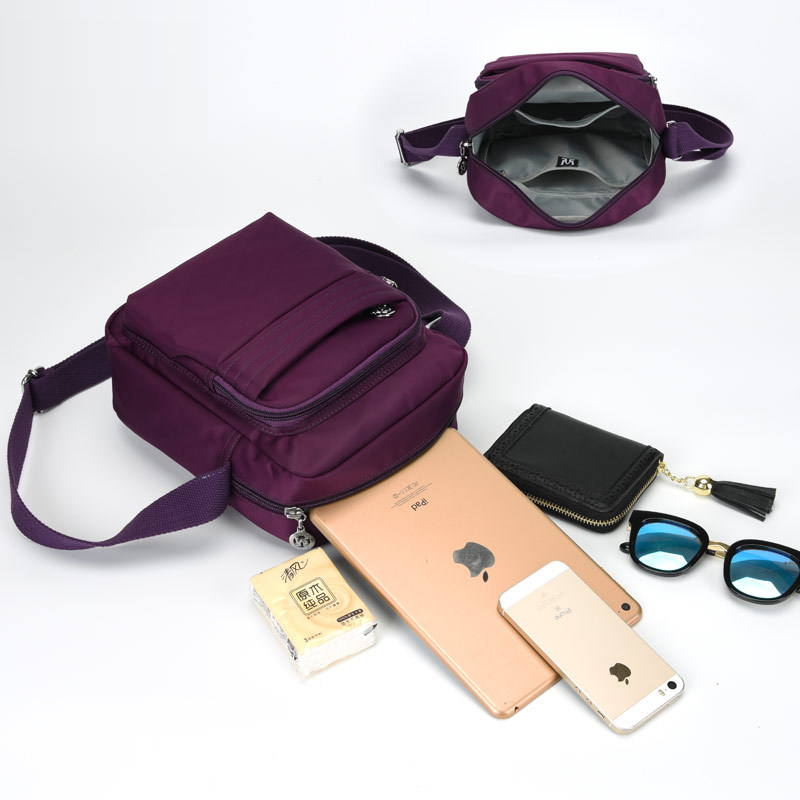 新款防水妈妈包休闲旅行尼龙斜挎包 edogirl女士包袋