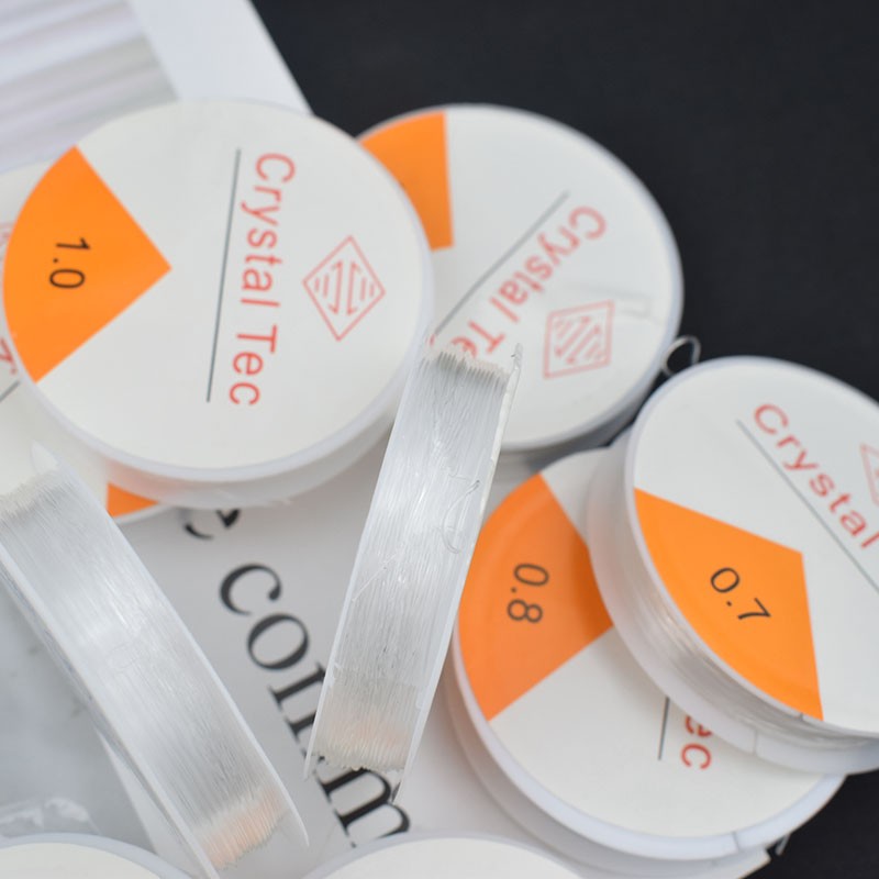 手串弹力绳串珠绳扁丝穿珠子的文玩线绳水晶珍珠珠串手链绳专用线 - 图1