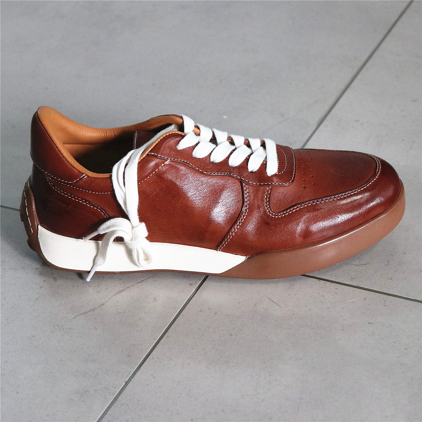 轻奢街头感！手工水洗马皮！柔软舒适透气！复古球鞋德训鞋休闲鞋,淘宝优惠券,粉丝福利购,淘宝优惠卷