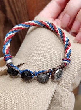 7MM纯银转运手链福气好运红绳