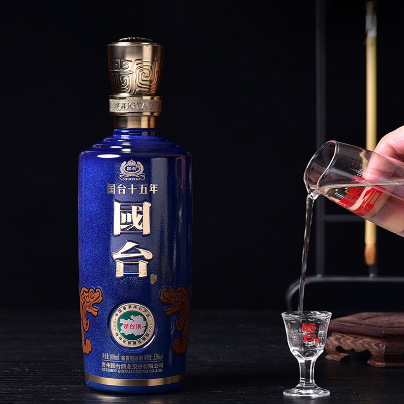 国台酒十五年小酒版53度100ml*30瓶