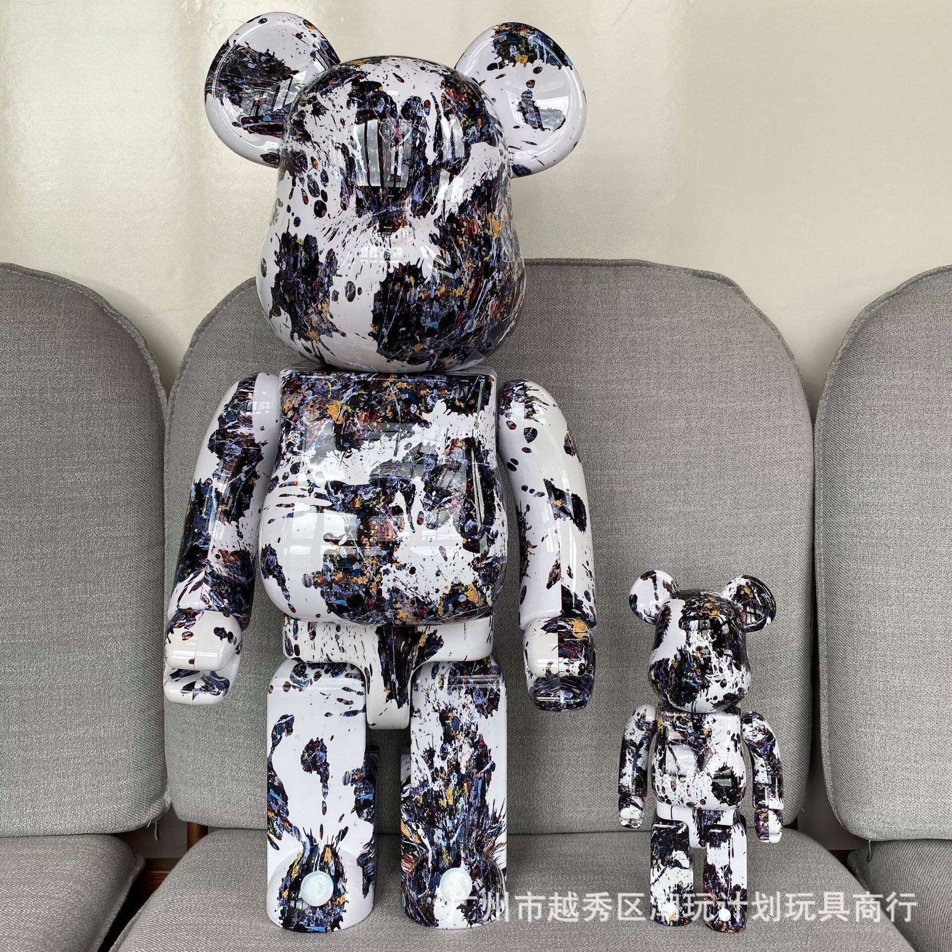 Bearbrick1000 70cm高大号暴力熊积木熊电镀大理石泼墨梵高星空 Bearbrick品牌 美乐淘潮牌汇 Bearbrick1000 70cm高大号暴力熊积木熊电镀大理石泼墨梵高星空 Bearbrick品牌 美乐淘潮牌汇