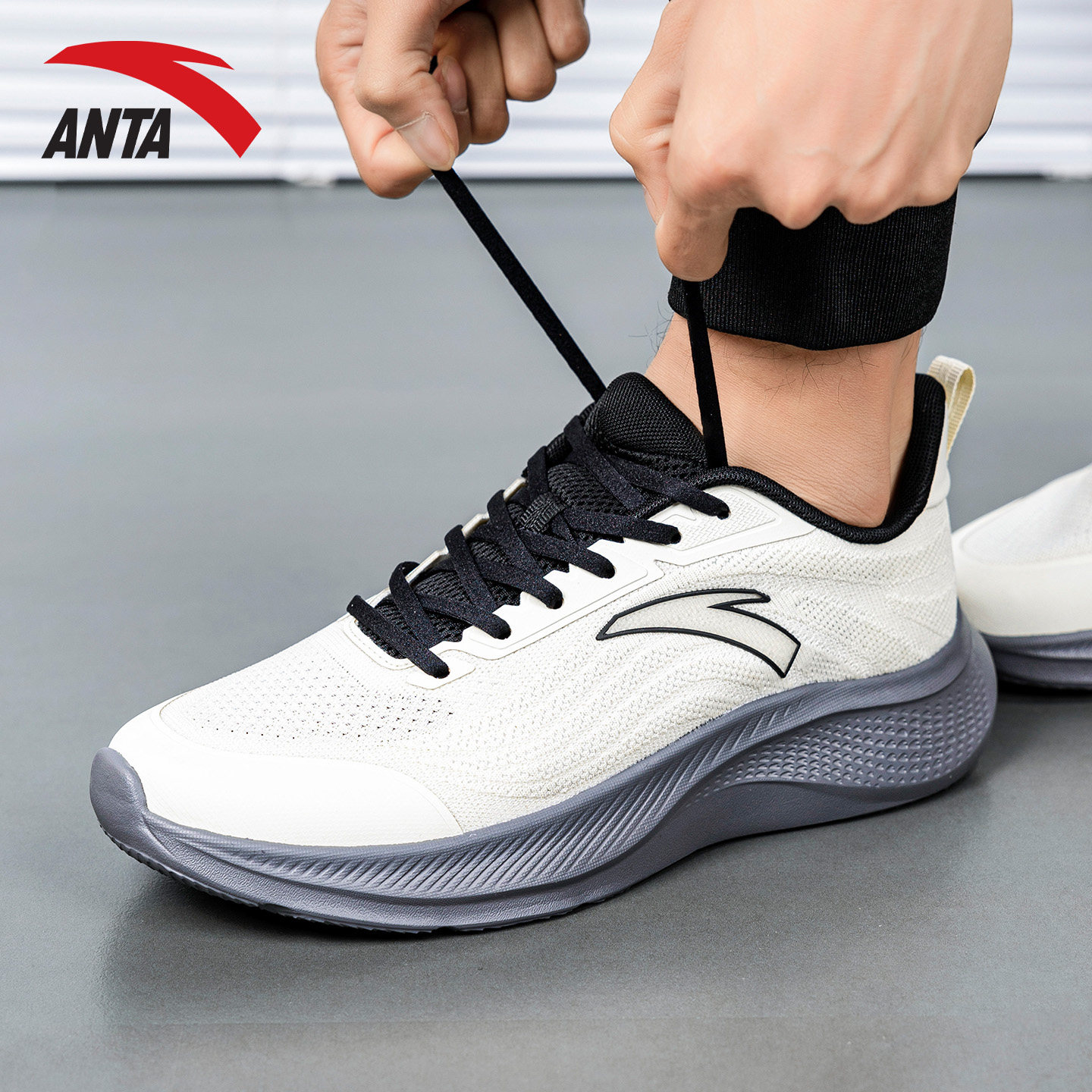 安踏运动鞋男减震轻便软底男鞋官方正品防滑跑步鞋新款网面休闲鞋,淘宝优惠券,粉丝福利购,淘宝优惠卷