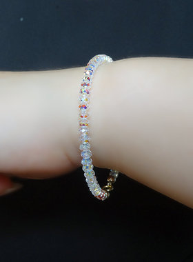 相思4mm串闺蜜情人节送水晶手链