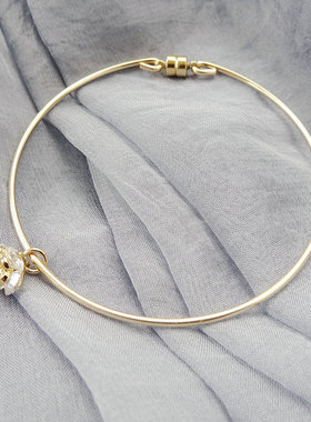 美国包金极细不掉色送女友手圈