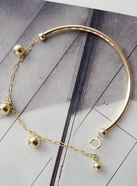 14k注金女朋友时尚风流行首饰品