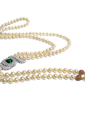 毛衣链毛衣链天然淡水珍珠