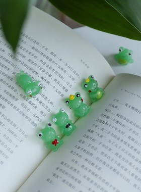 网红创意小青蛙玻璃车载日式