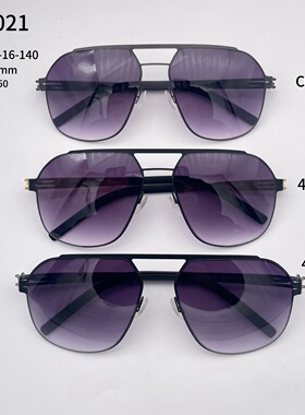 AR3021德国IC柏林BERLIN设计师款双梁飞行员太阳眼镜男女高档墨镜