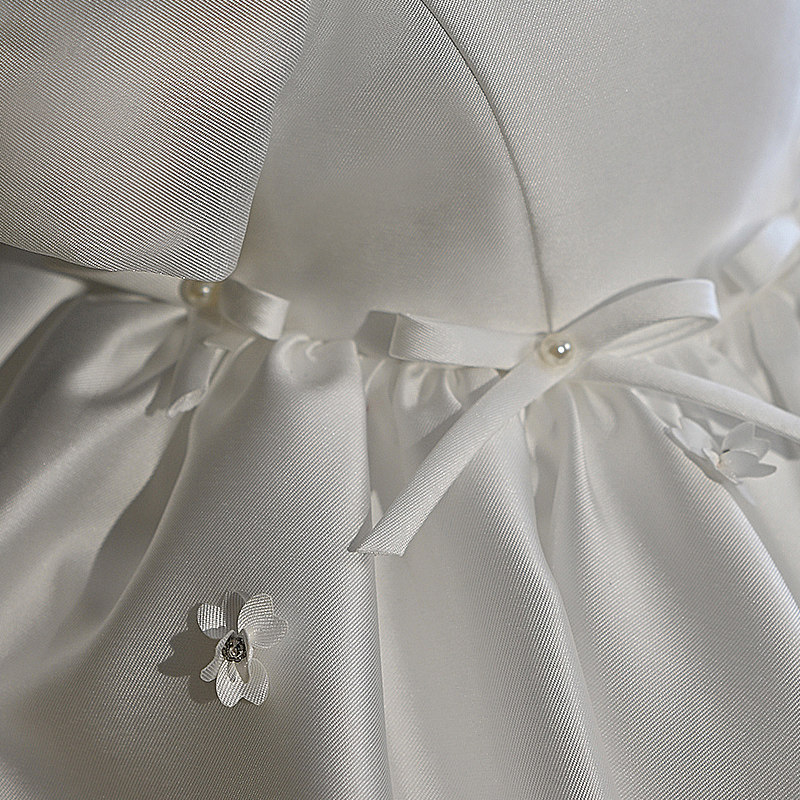 女童钢琴演出服公主裙主持白色礼服裙花童礼服儿童婚纱礼服晚礼服,淘宝优惠券,粉丝福利购,淘宝优惠卷