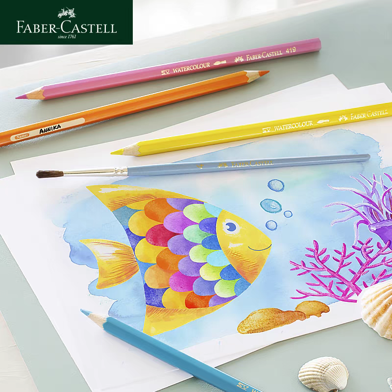 德国辉柏嘉 【色号4开头】 绿色系水溶性彩色铅笔(满55包邮）,淘宝优惠券,粉丝福利购,淘宝优惠卷